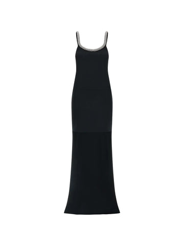 Tom Ford Crystal Asymmetrical Trawl Dress