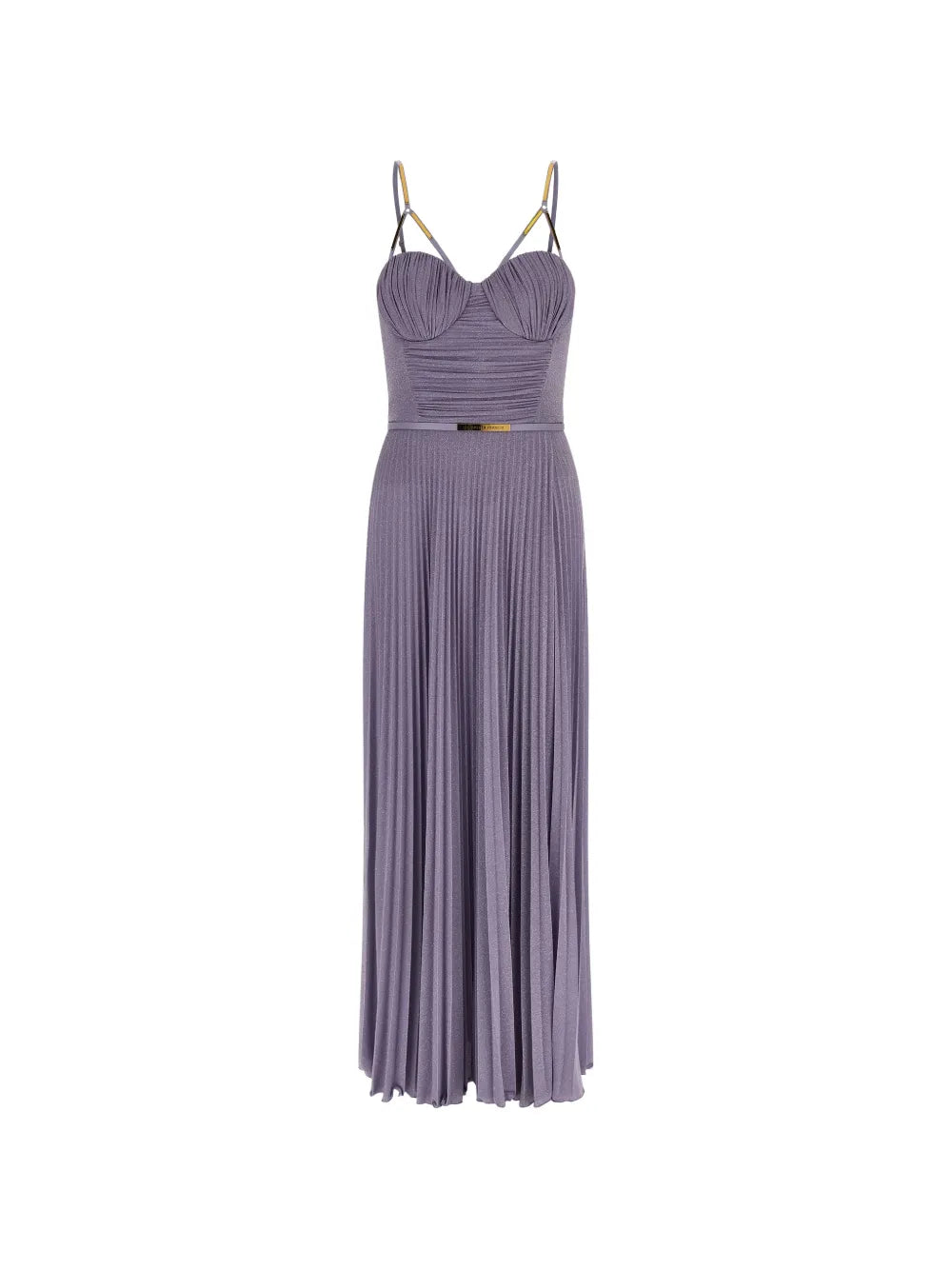 Elisabetta Franchi Pleated Maxi Dress
