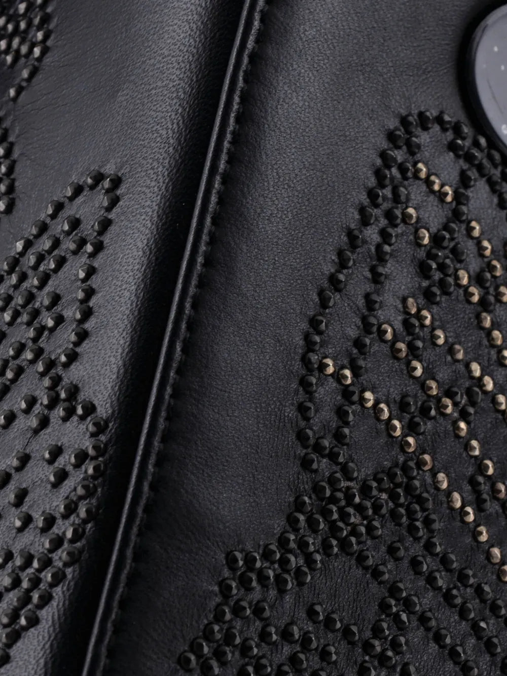 Christian Dior Pre Owned Butterfly Lady Dior Bag Embroidered And Beaded Leather Medium Shoulder Bag