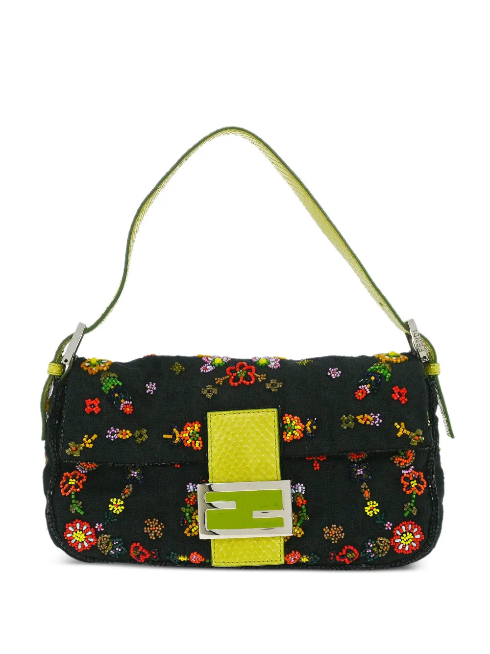 Fendi Pre Owned 2000 Baguette Beaded Shoulder Bag