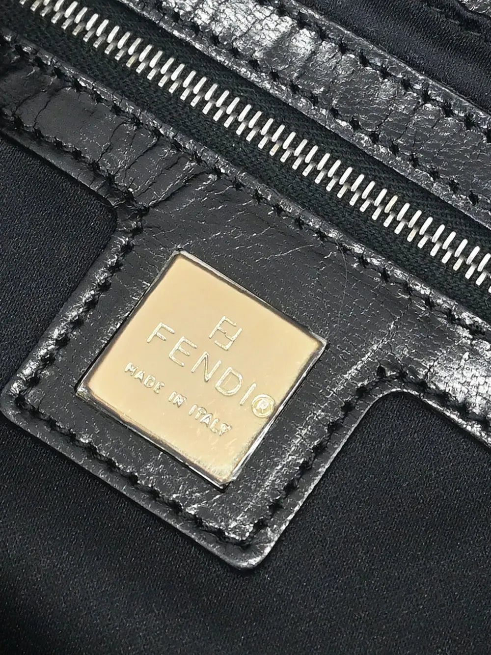 Fendi Pre Owned 2009 Baguette Sequin Embellished Shoulder Bag