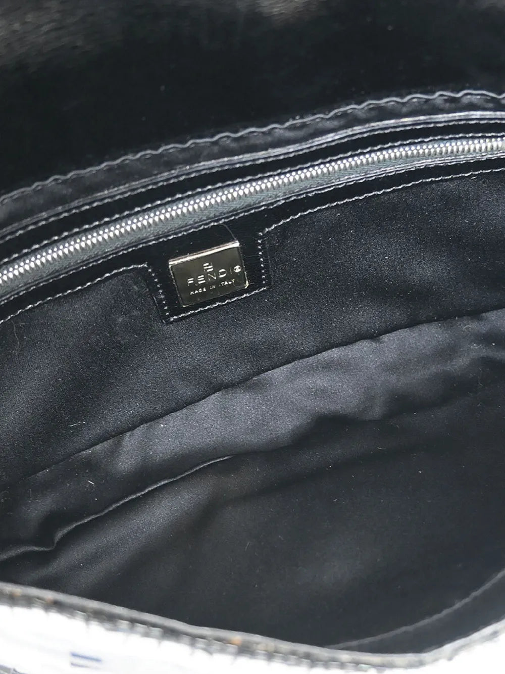 Fendi Pre Owned 2009 Baguette Sequin Embellished Shoulder Bag