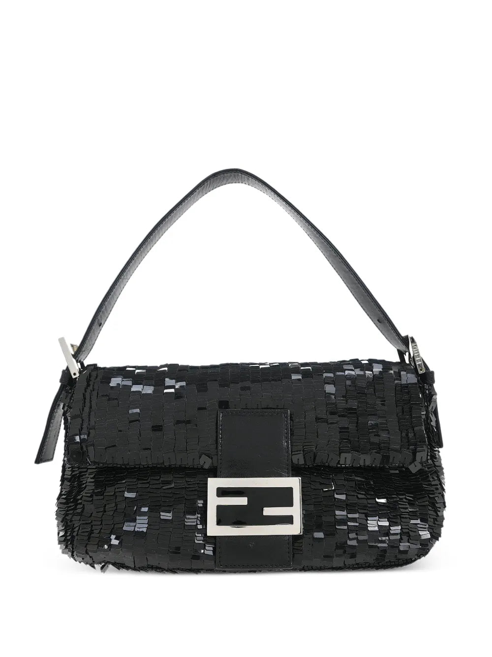 Fendi Pre Owned 2009 Baguette Sequin Embellished Shoulder Bag