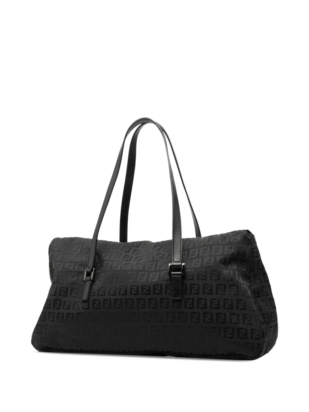 Fendi Pre Owned 2000 2010 Zucchino Canvas East West Shoulder Bag