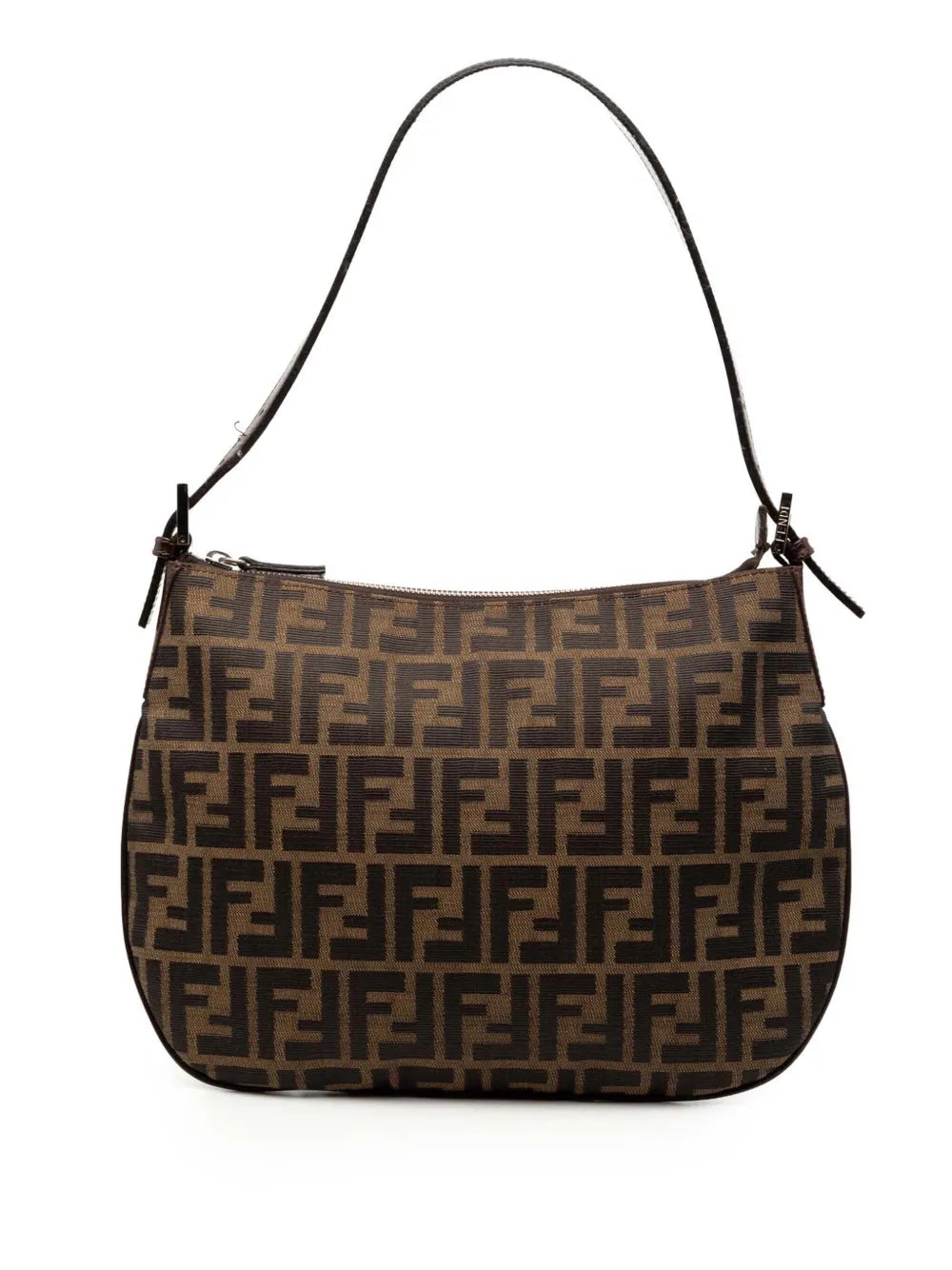 Fendi Pre Owned 2000 2010 Zucca Canvas Shoulder Bag