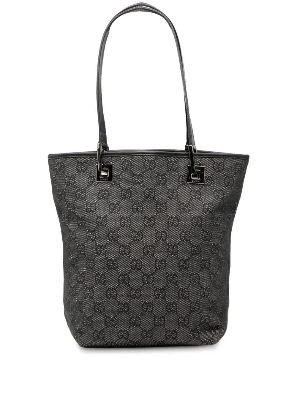 Gucci Pre Owned 2000 2015 Gg Denim Shoulder Bag