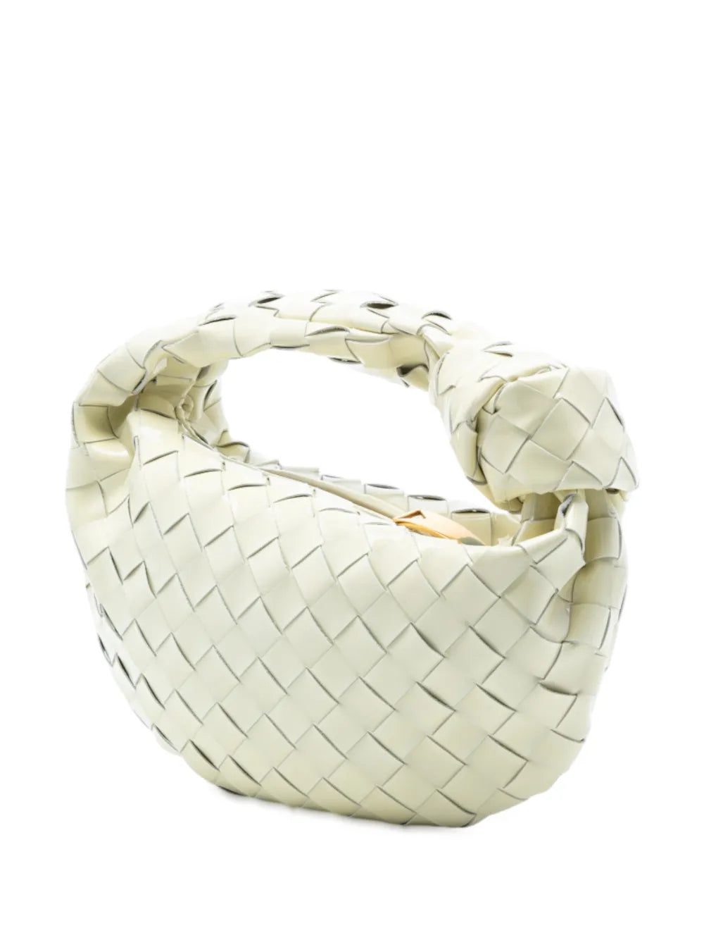 Bottega Veneta Pre Owned 2012 2025 Mini Patent Intrecciato Jodie Hobo Bag