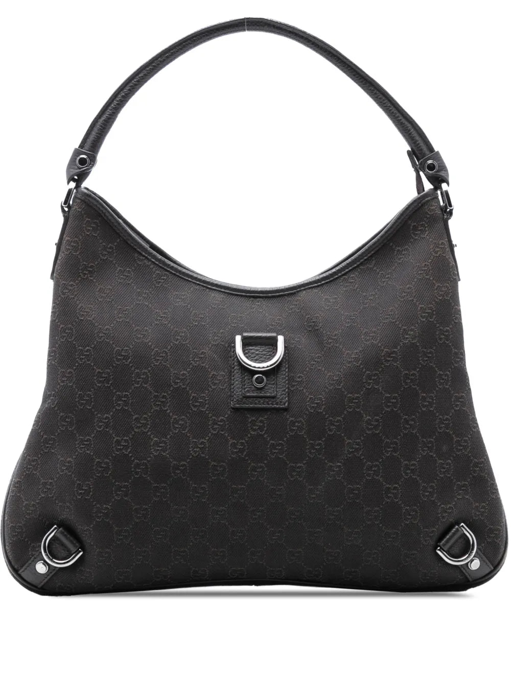 Gucci Pre Owned 2016 2025 Gg Denim Abbey D Ring Shoulder Bag