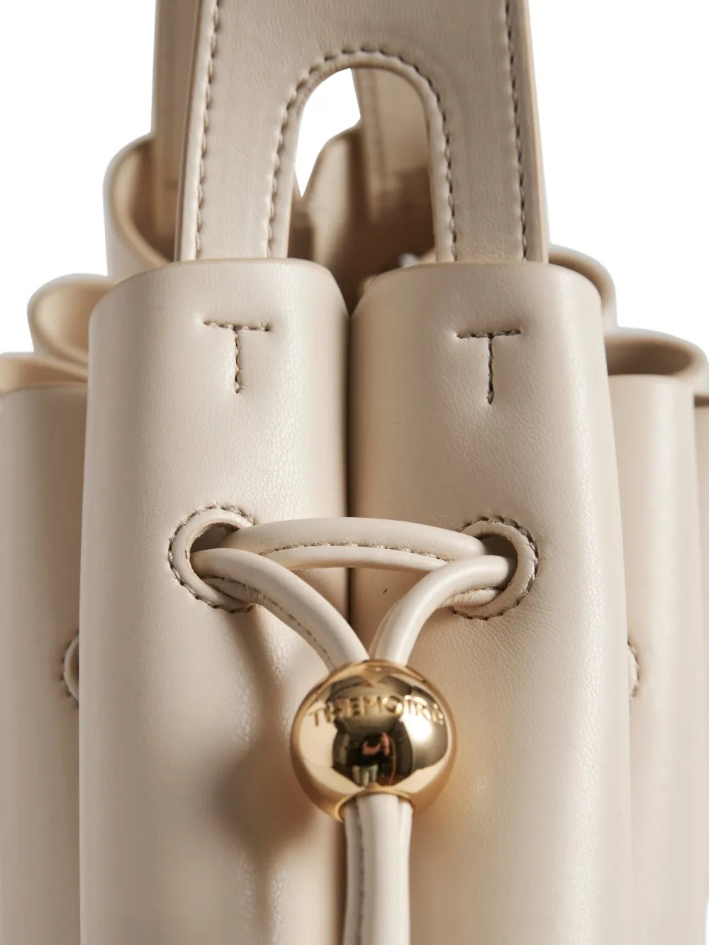 Themoire Calipso Bottalato Drawstring Detail Shoulder Bag