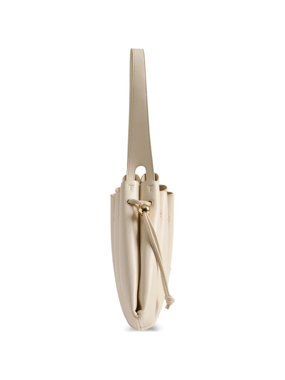 Themoire Calipso Bottalato Drawstring Detail Shoulder Bag