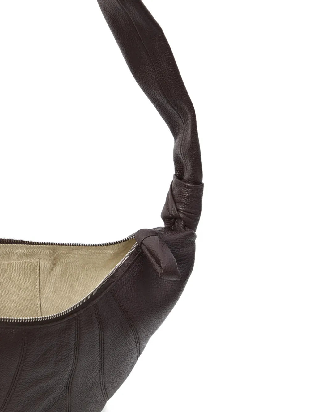 Lemaire Medium Stitched Grained Croissant Bag