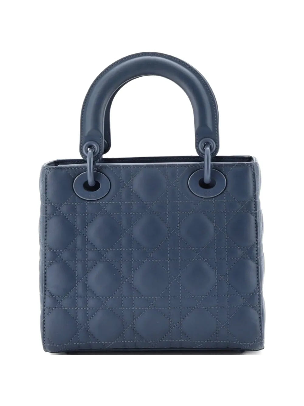 Christian Dior Pre Owned Ultra Matte My Abcdior Lady Dior Bag Cannage Quilt Calfskin Shoulder Bag
