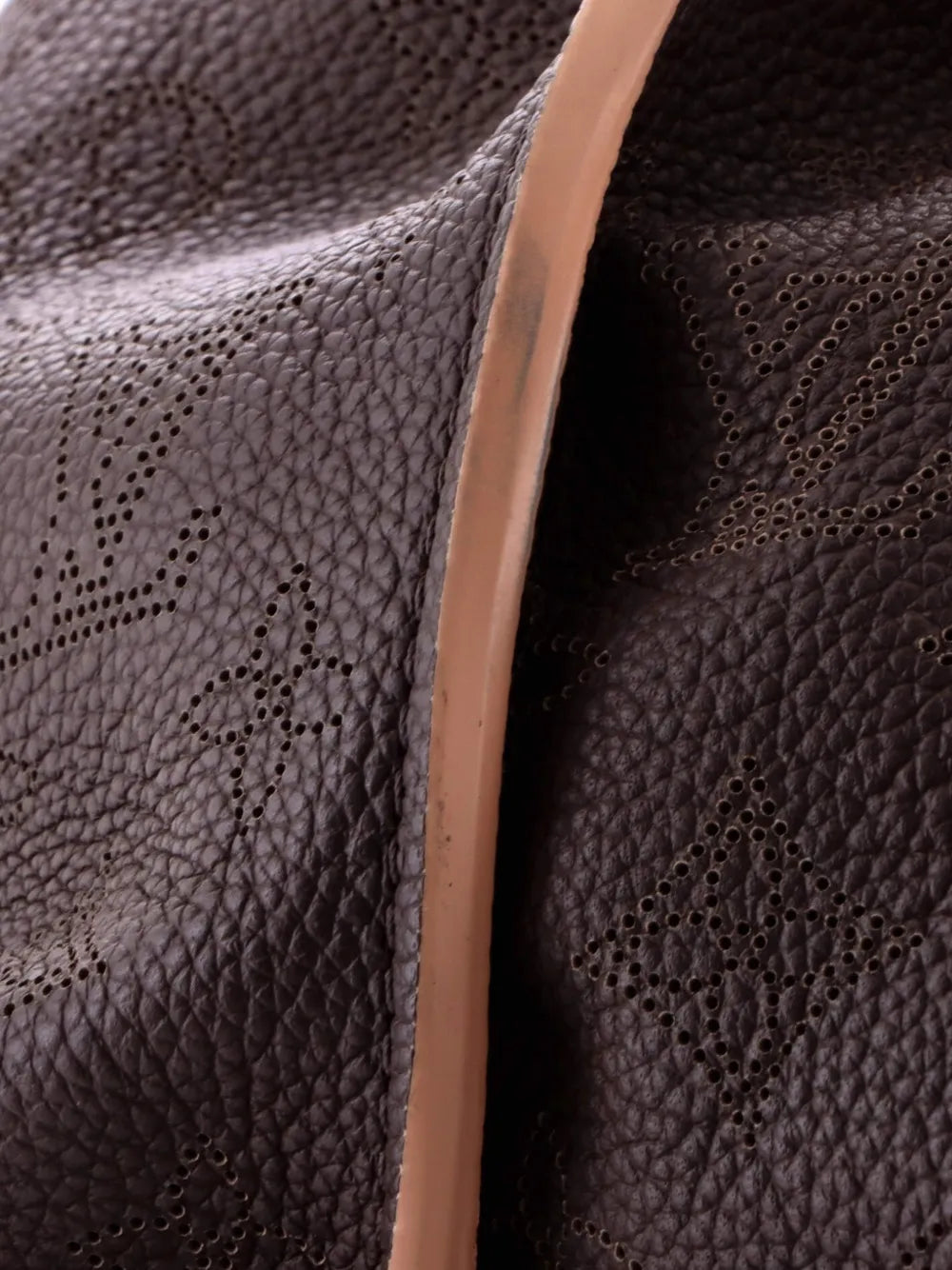 Louis Vuitton Pre Owned Carmel Mahina Leather Hobo Bag