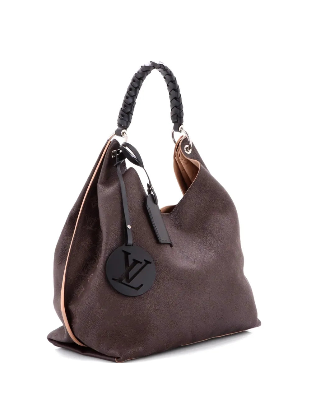 Louis Vuitton Pre Owned Carmel Mahina Leather Hobo Bag