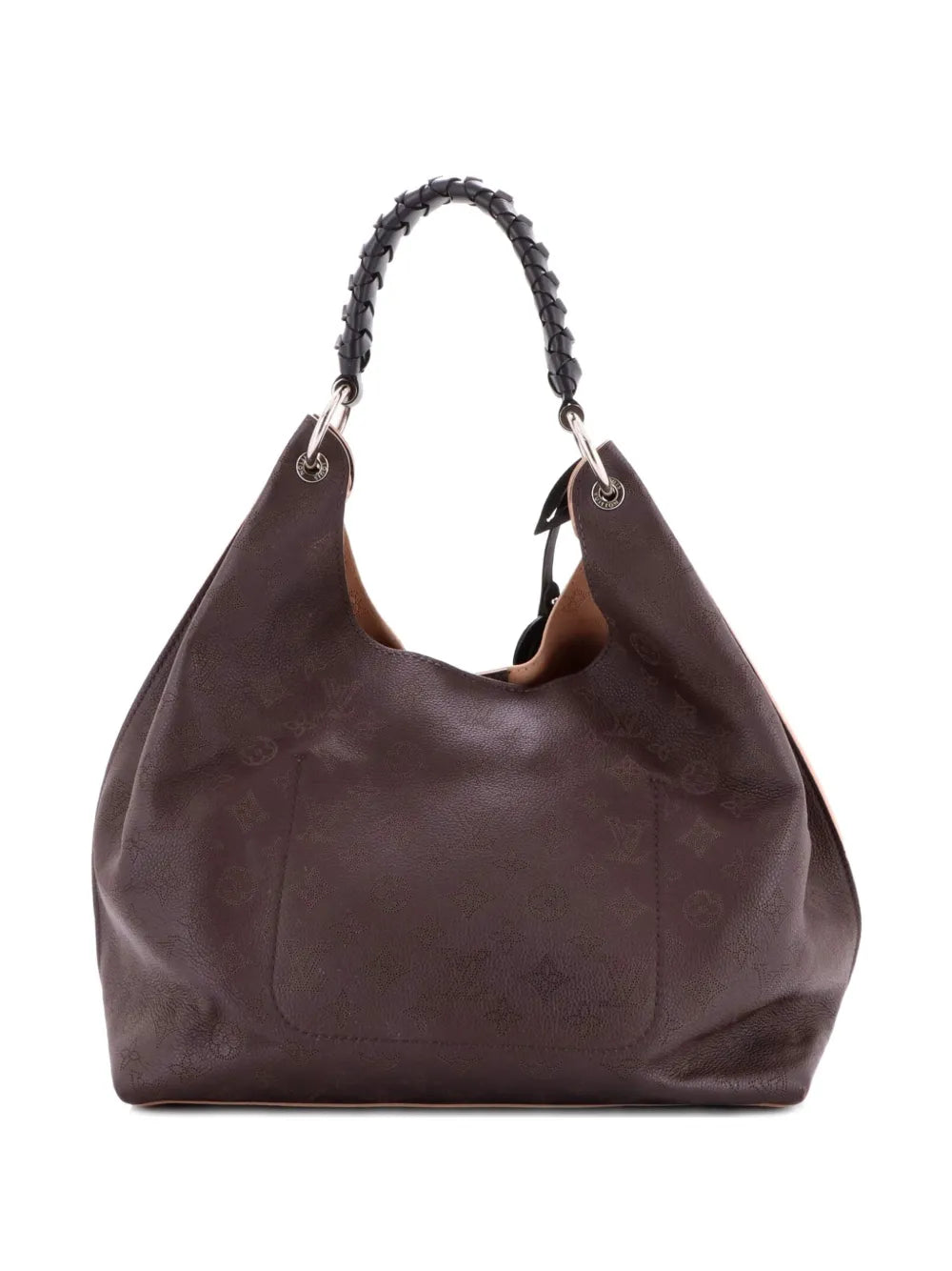 Louis Vuitton Pre Owned Carmel Mahina Leather Hobo Bag