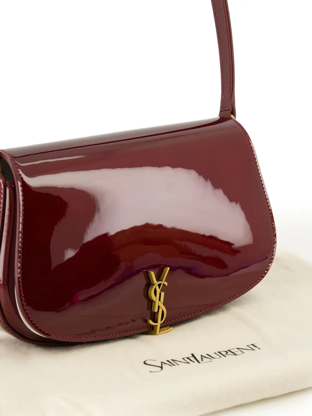 Saint Laurent Voltaire Logo Plaque Shoulder Bag