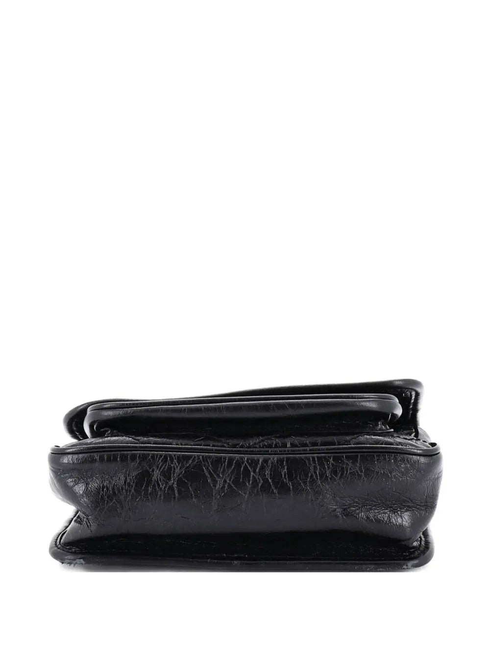 Saint Laurent Pre Owned Niki Chain Flap Bag Matelasse Chevron Leather Baby Shoulder Bag