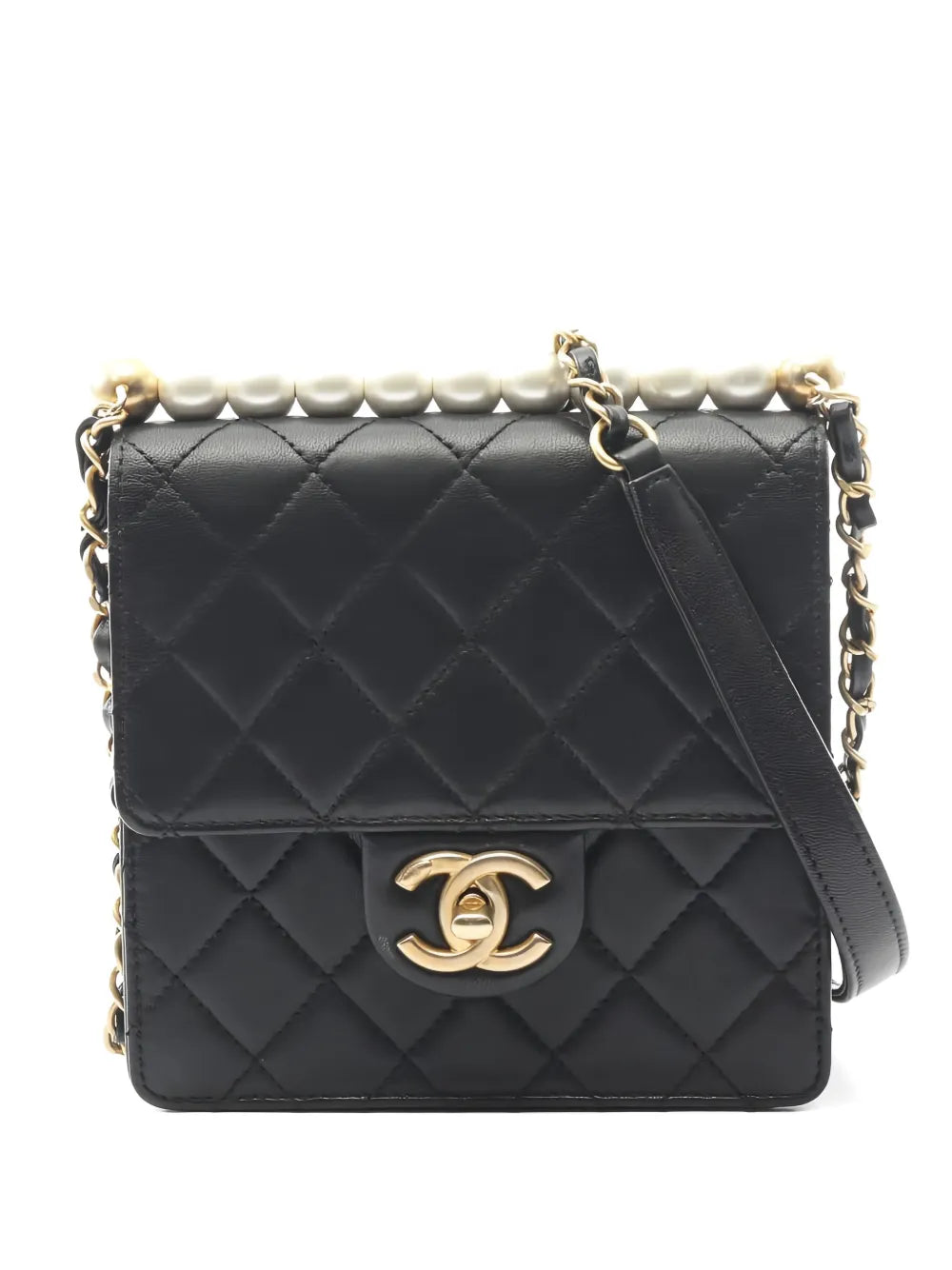Chanel Pre Owned 2019 Quilted Chain Strap Shoulder Bag