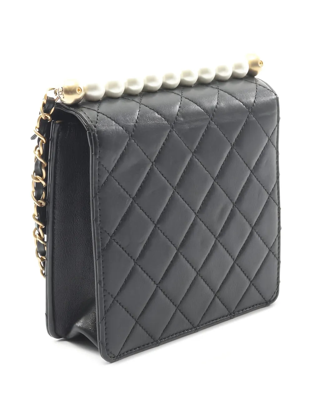 Chanel Pre Owned 2019 Quilted Chain Strap Shoulder Bag