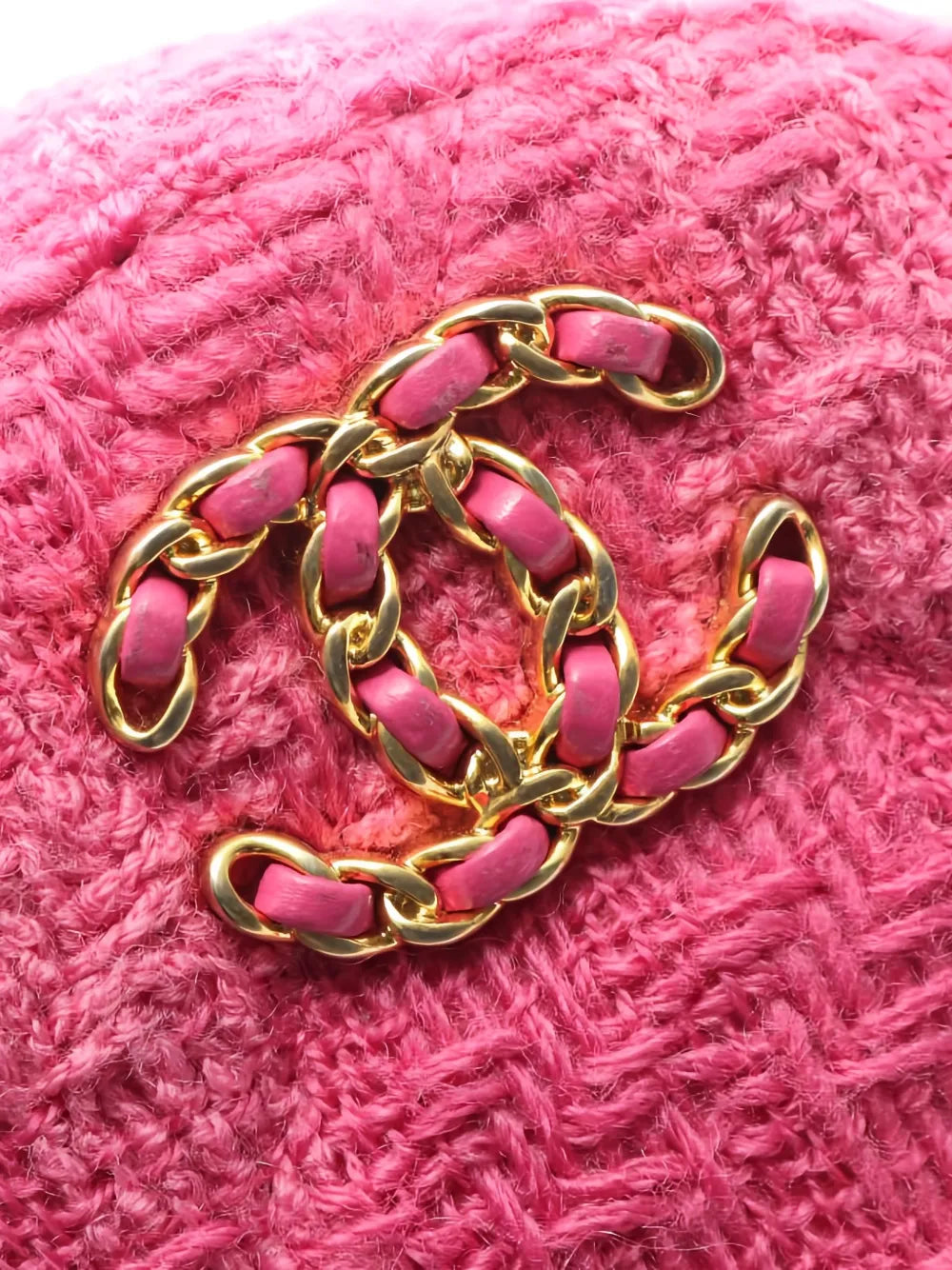 Chanel Pre Owned 2019 Chain Strap Tweed Mini Bag