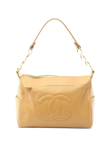 Chanel Pre Owned 2003 2004 Coco Mark Chain Detail Shoulder Bag