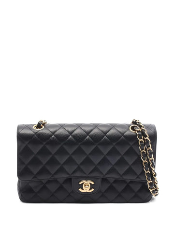 Chanel Pre Owned 2018 Double Flap Chain Strap Shoulder Bag