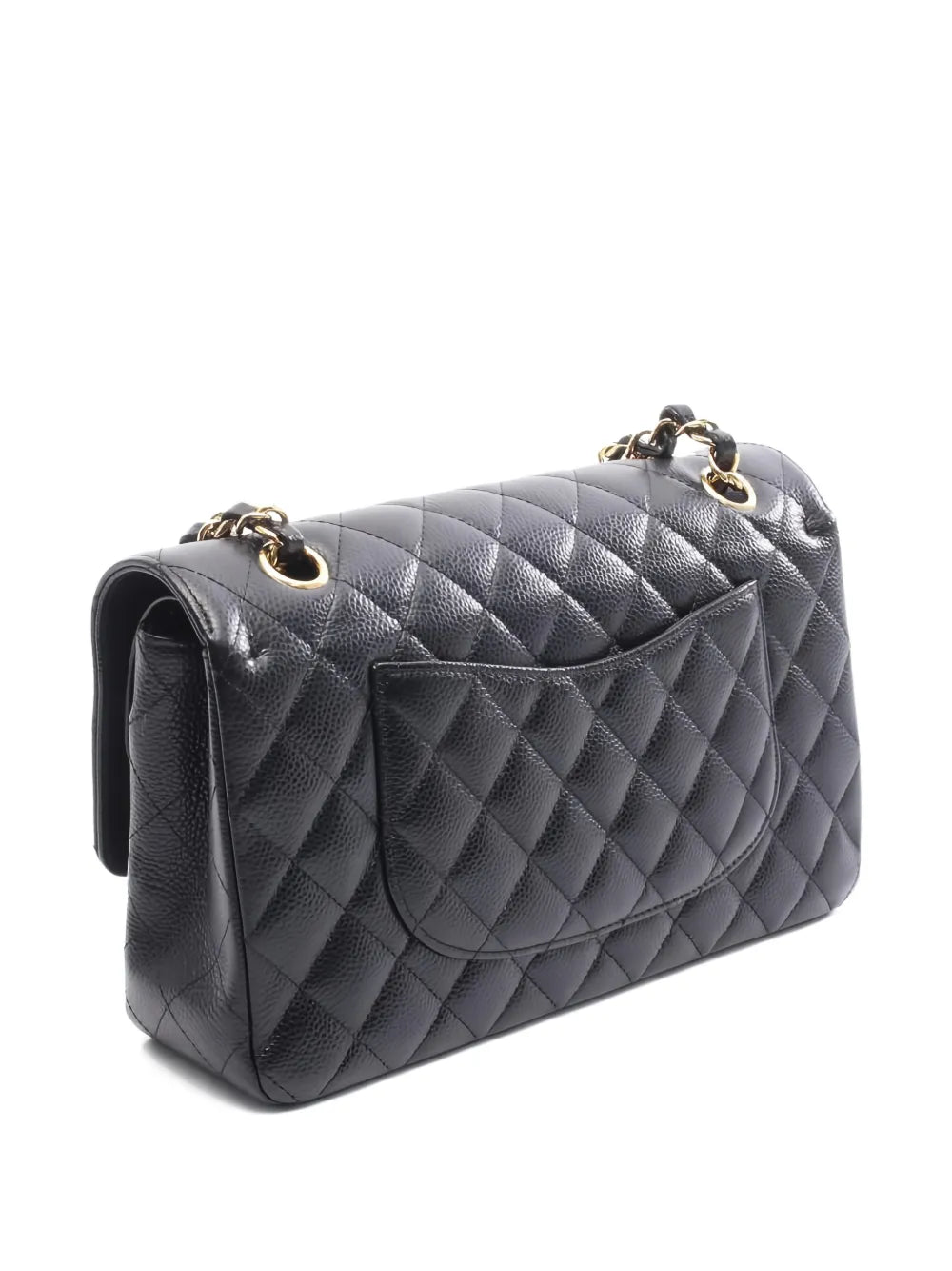 Chanel Pre Owned 2018 Double Flap Chain Strap Shoulder Bag