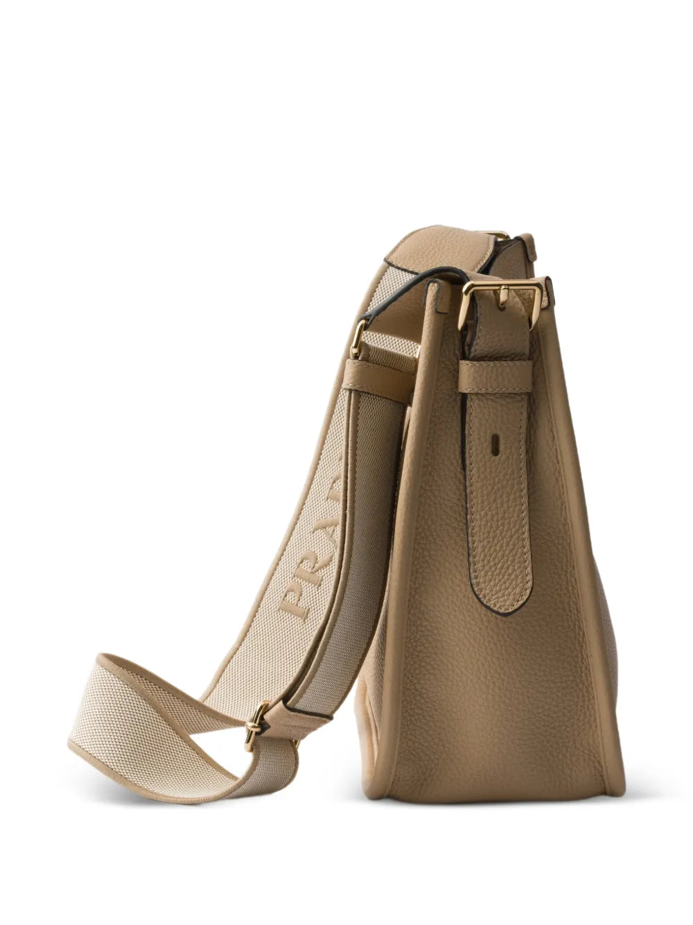 Prada Logo Detail Leather Shoulder Bag