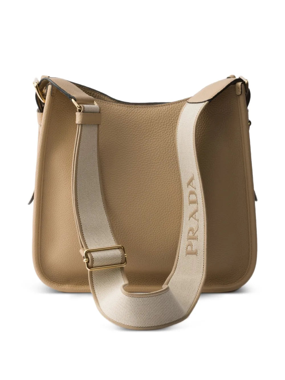 Prada Logo Detail Leather Shoulder Bag