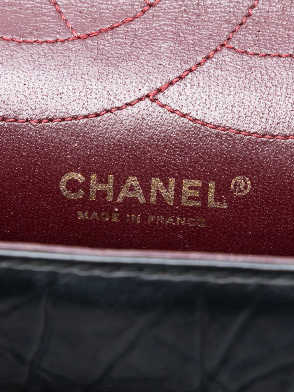 Chanel Pre Owned 2009 2010 Reissue 255 Aged Calfskin Double Flap 226 Shoulder Bag