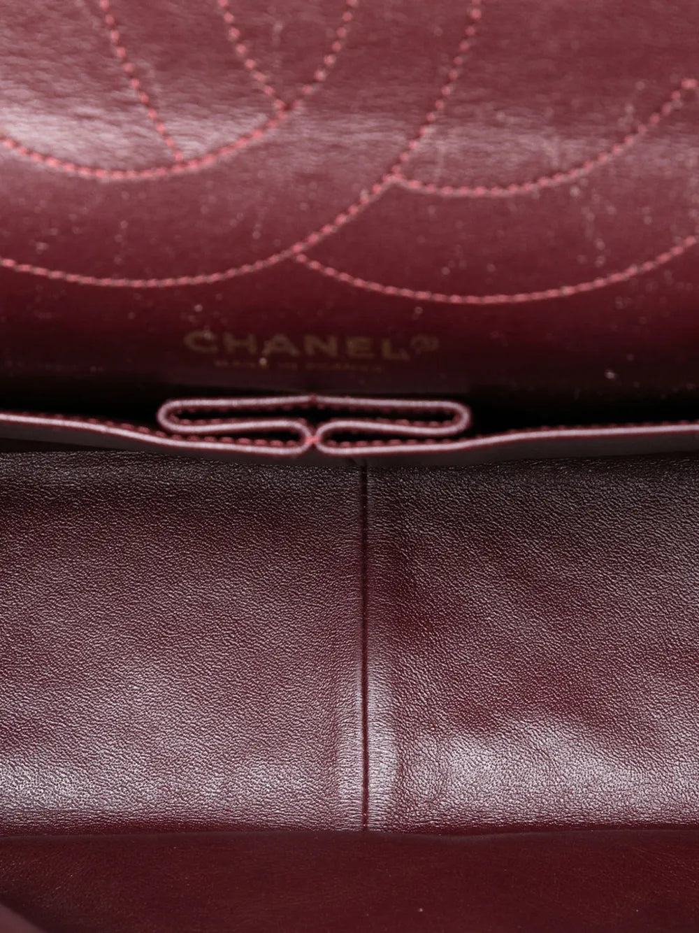 Chanel Pre Owned 2009 2010 Reissue 255 Aged Calfskin Double Flap 226 Shoulder Bag