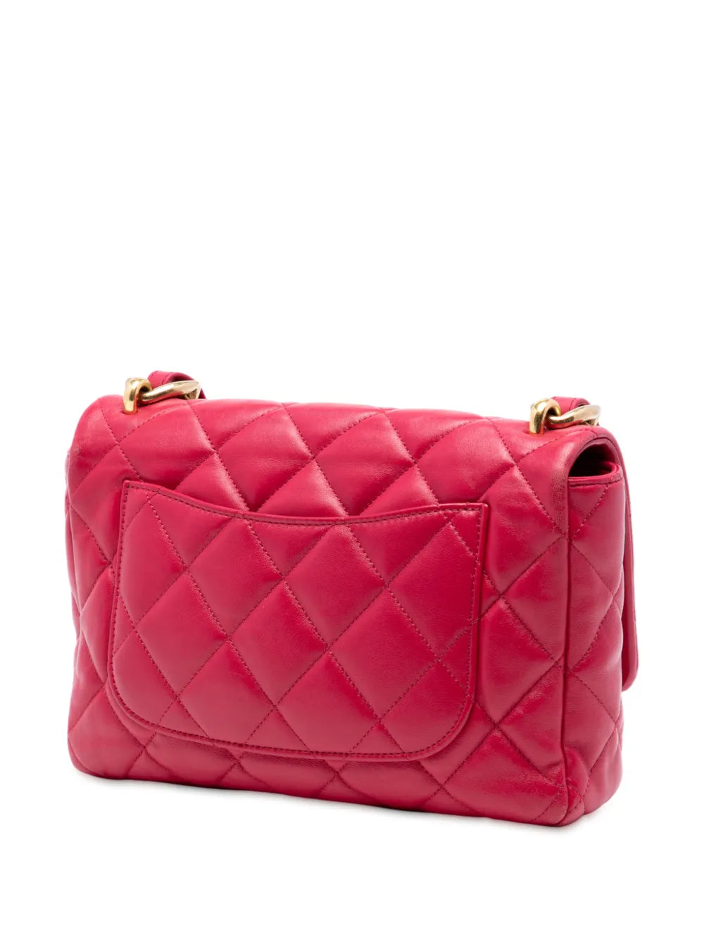 Chanel Pre Owned 2021 2025 Large Quilted Lambskin Funky Town Flap Shoulder Bag