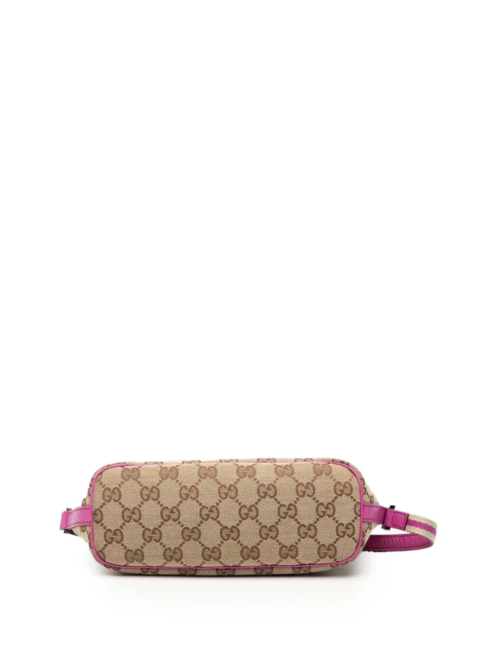 Gucci Pre Owned 2000 2015 Gg Canvas Web Boat Shoulder Bag