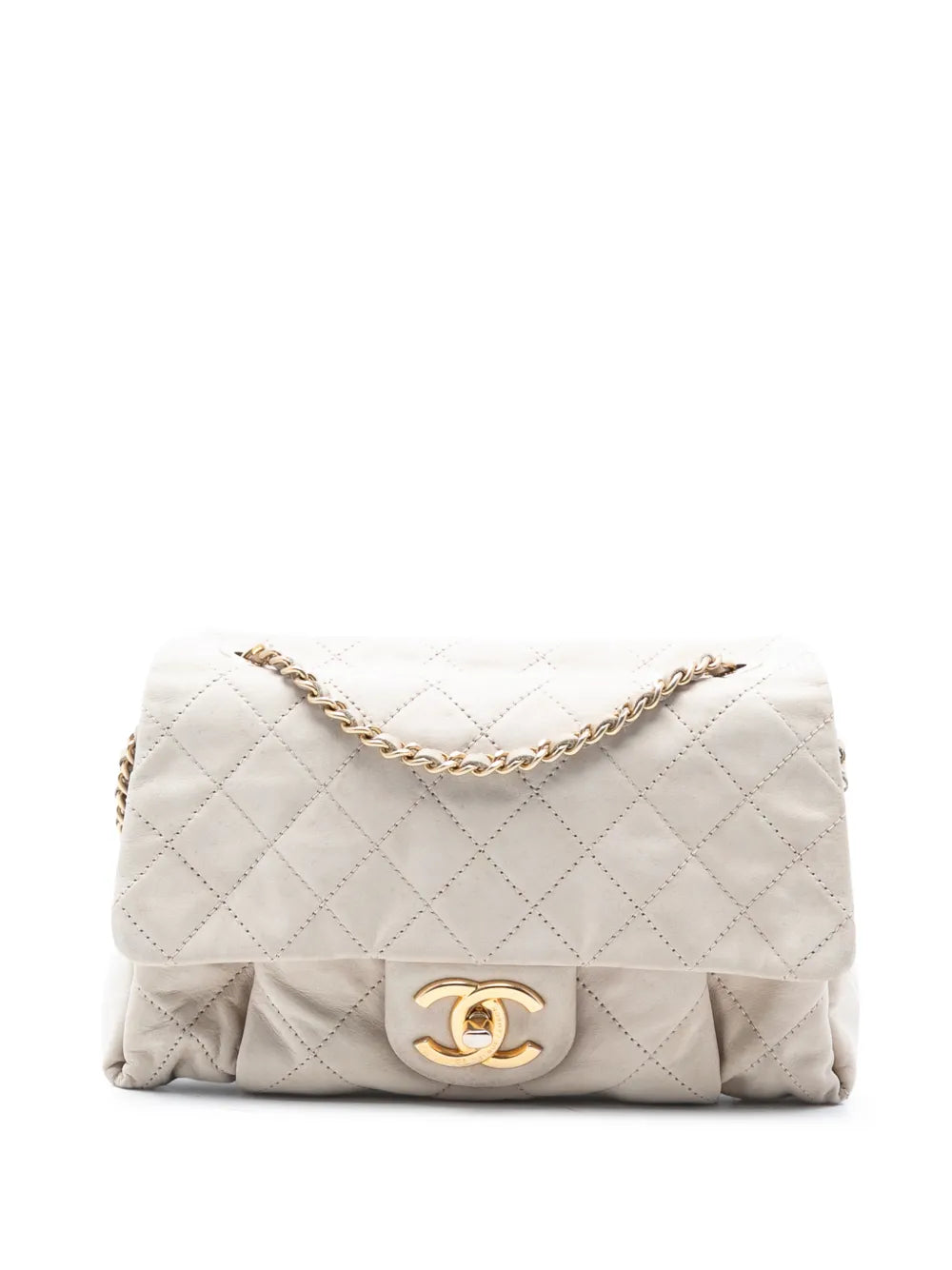 Chanel Pre Owned 2011 Small Iridescent Quilted Calfskin Chic Quilt Flap Shoulder Bag