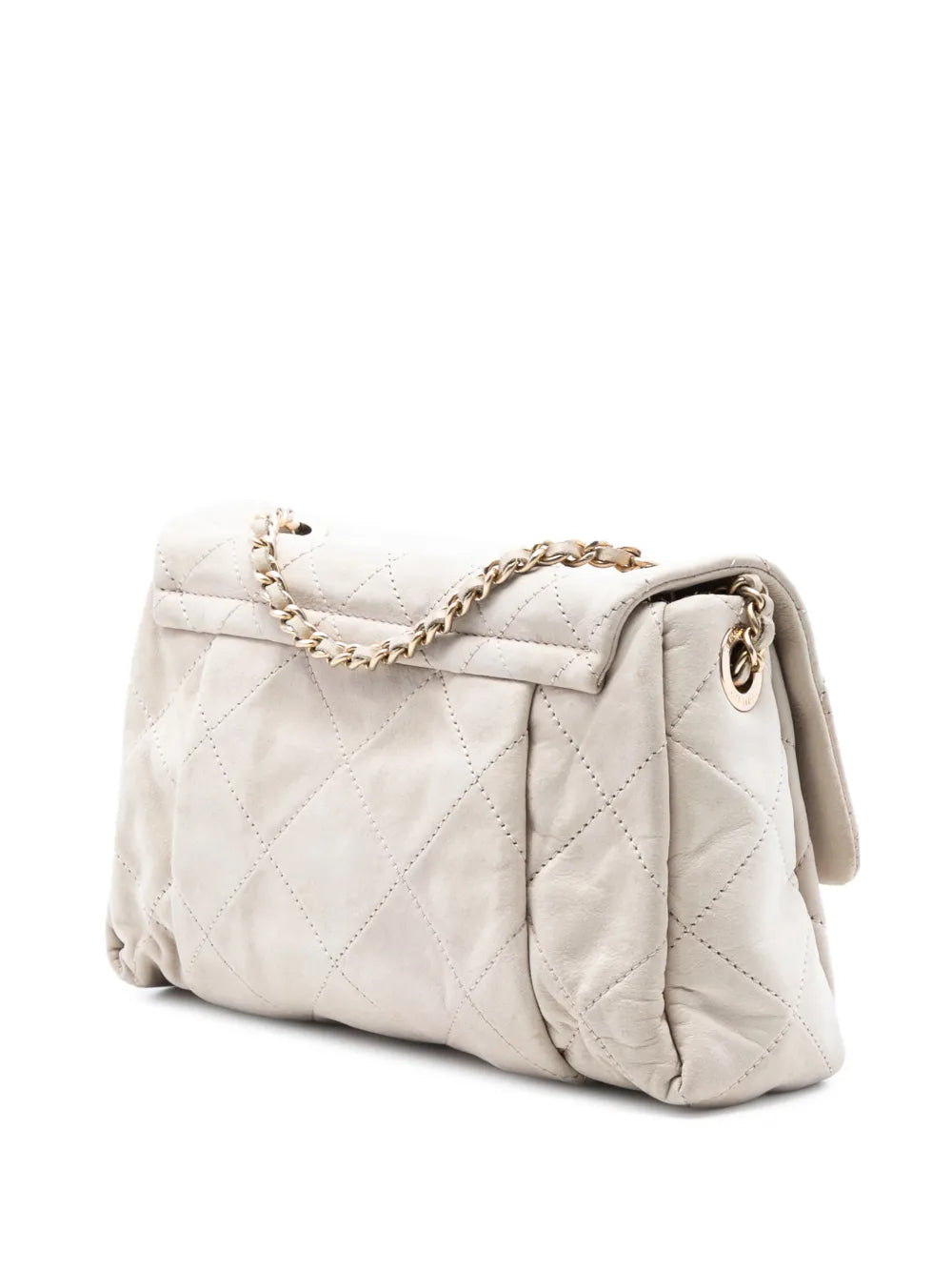 Chanel Pre Owned 2011 Small Iridescent Quilted Calfskin Chic Quilt Flap Shoulder Bag