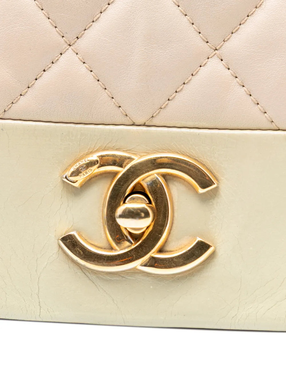 Chanel Pre Owned 2014 2015 Medium Quilted Calfskin Soft Elegance Flap Shoulder Bag
