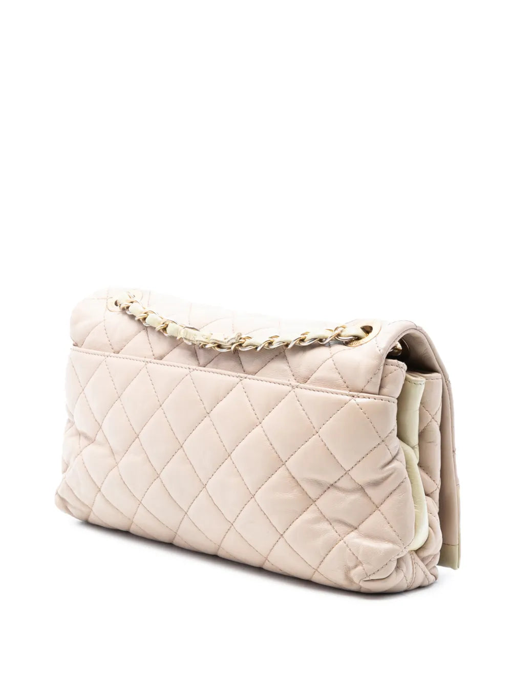 Chanel Pre Owned 2014 2015 Medium Quilted Calfskin Soft Elegance Flap Shoulder Bag