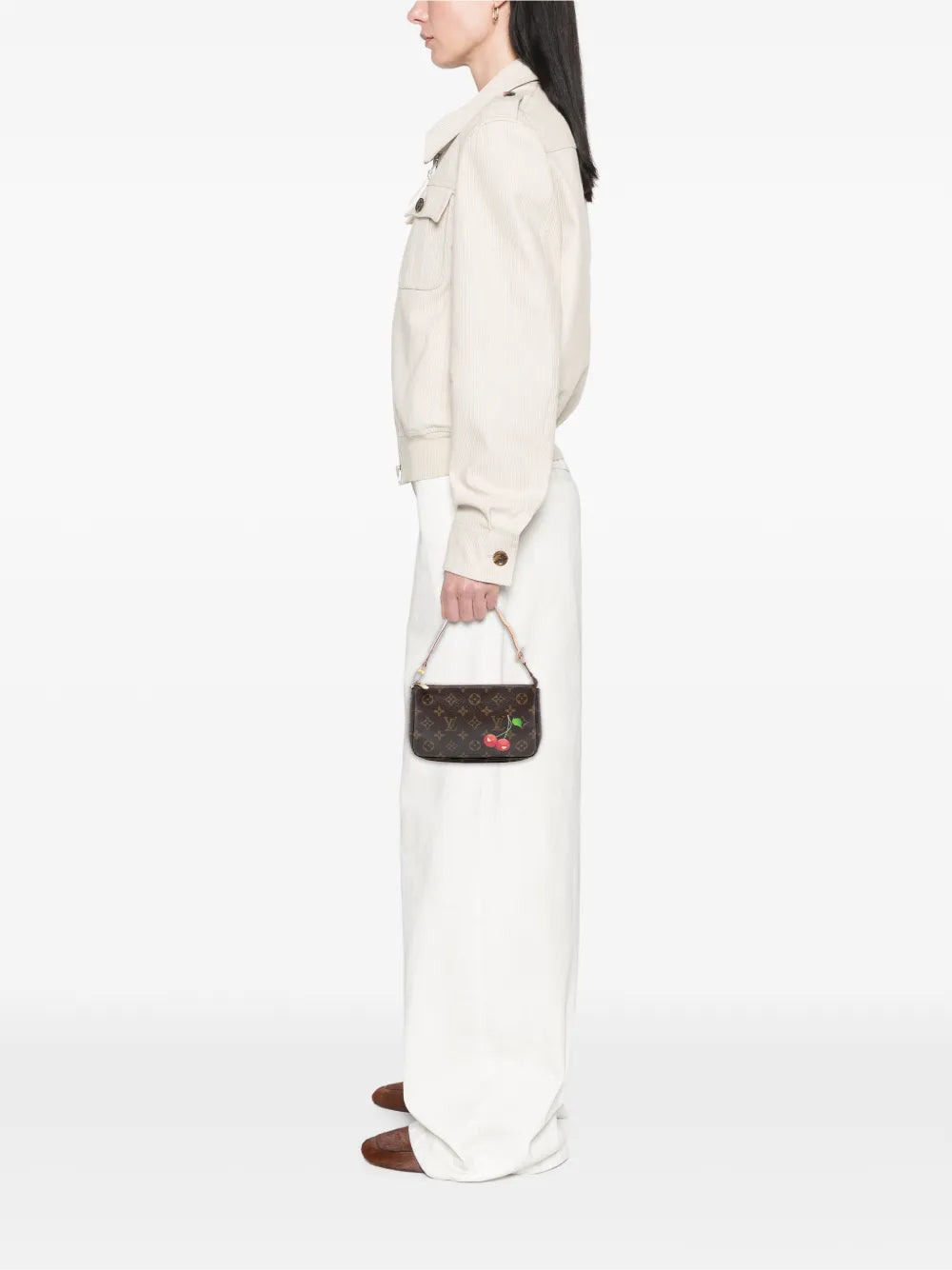 Louis Vuitton Pre Owned 2005 Takashi Murakami Monogram Cherry Pochette Accessoires Shoulder Bag