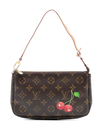 Louis Vuitton Pre Owned 2005 Takashi Murakami Monogram Cherry Pochette Accessoires Shoulder Bag