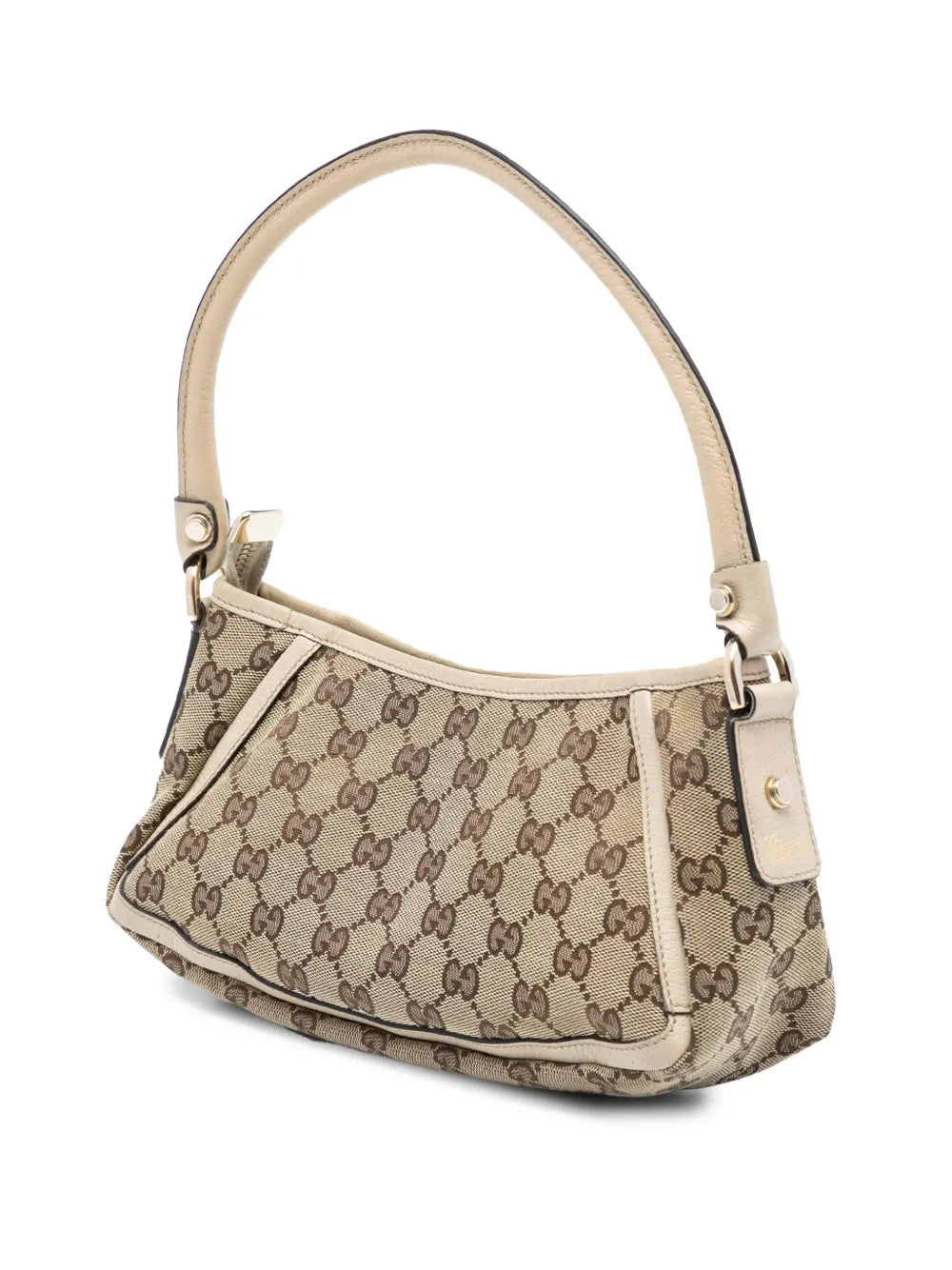 Gucci Pre Owned 2000 2015 Gg Canvas Abbey D Ring Pochette Shoulder Bag