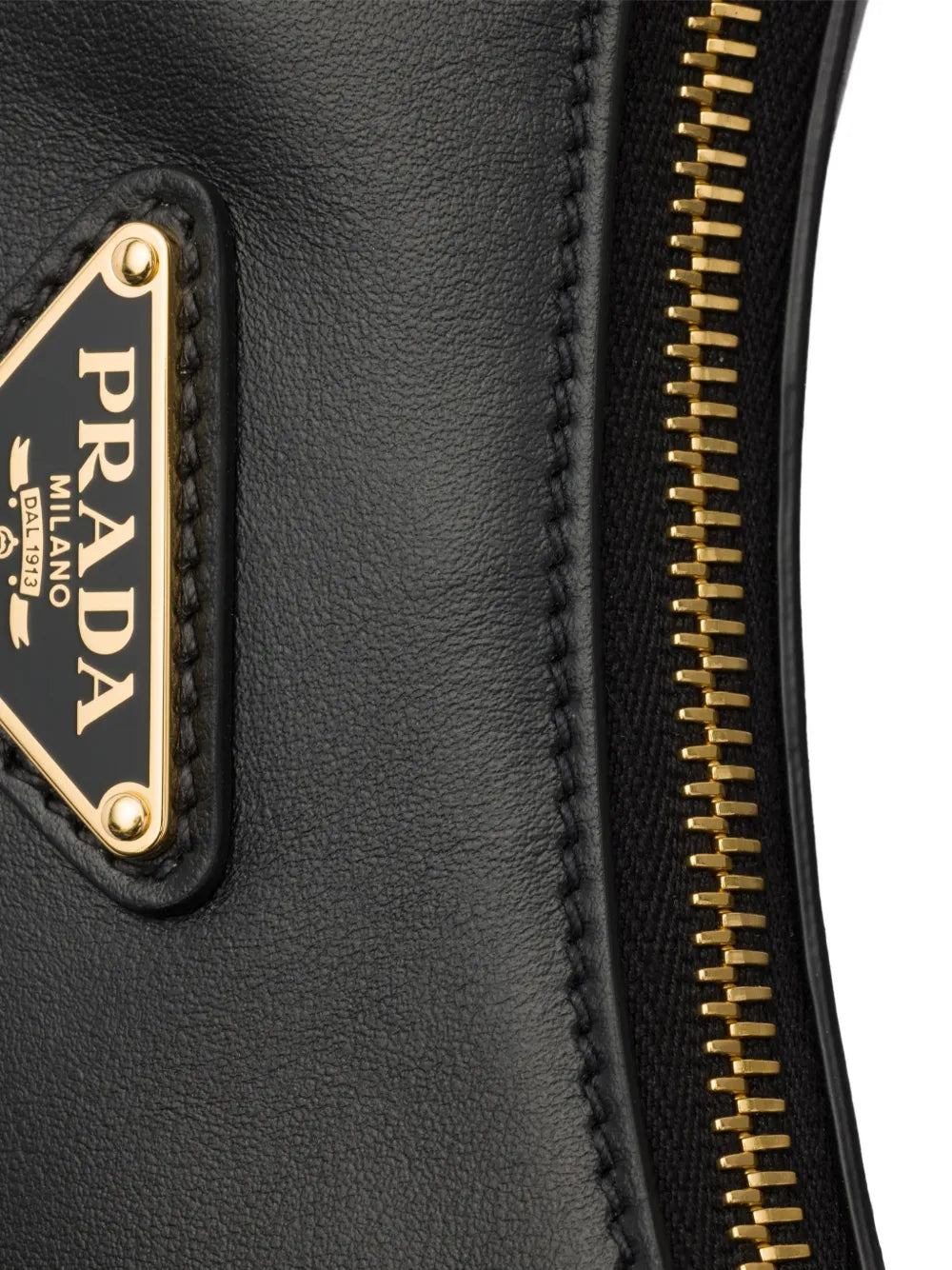 Prada Mini Arque Leather Shoulder Bag