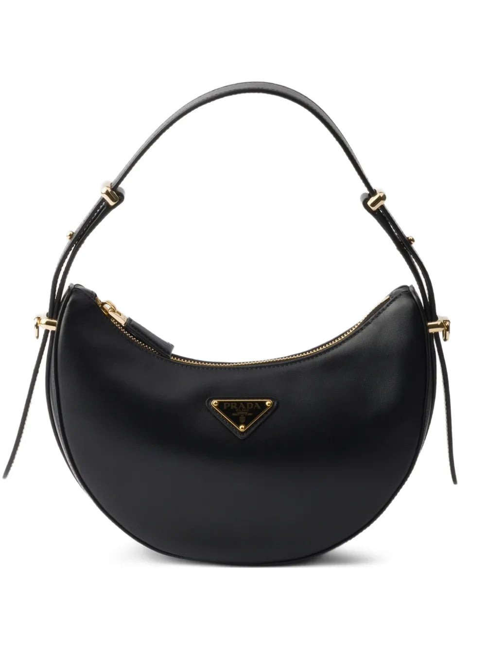 Prada Mini Arque Leather Shoulder Bag