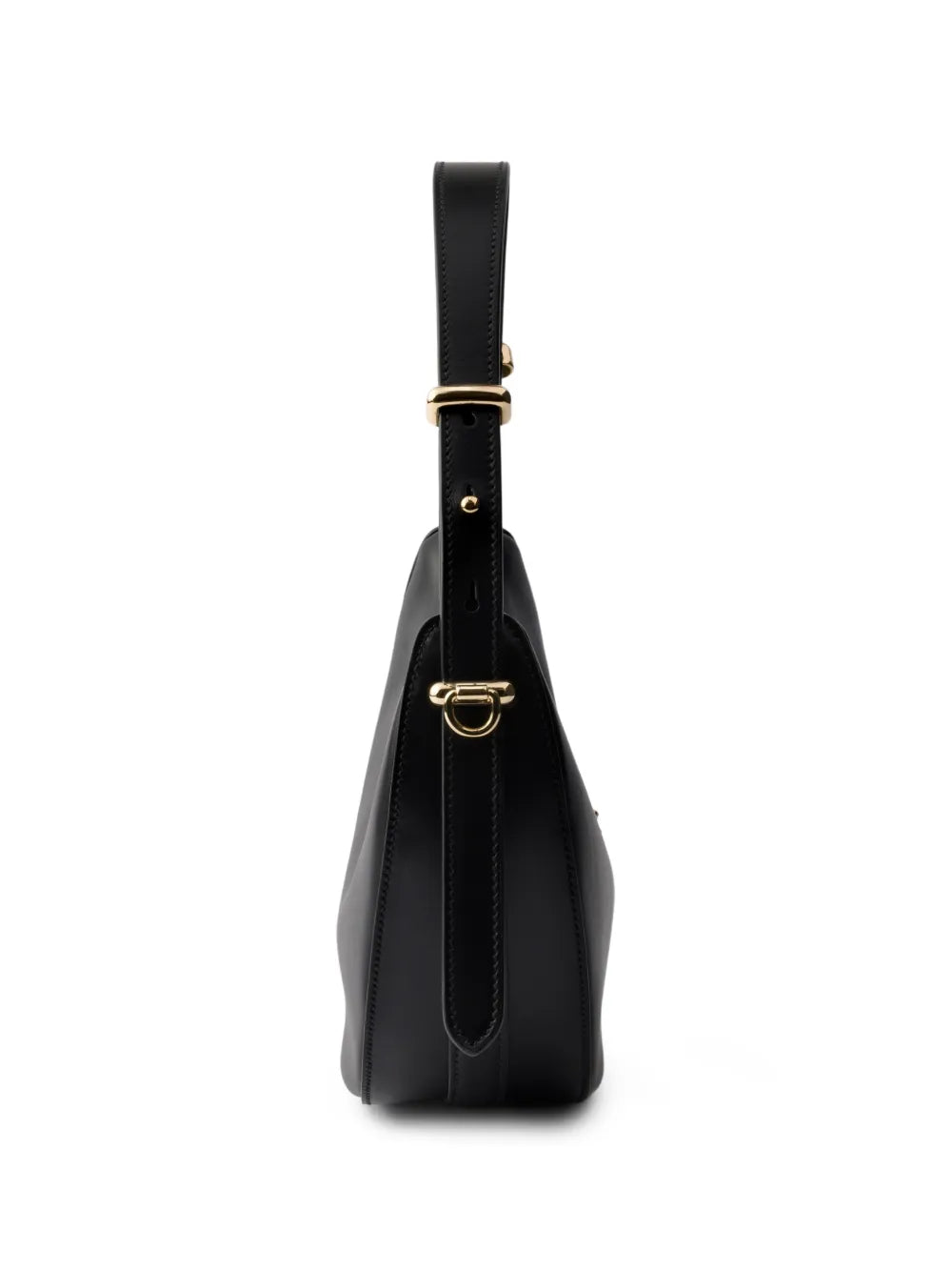 Prada Mini Arque Leather Shoulder Bag