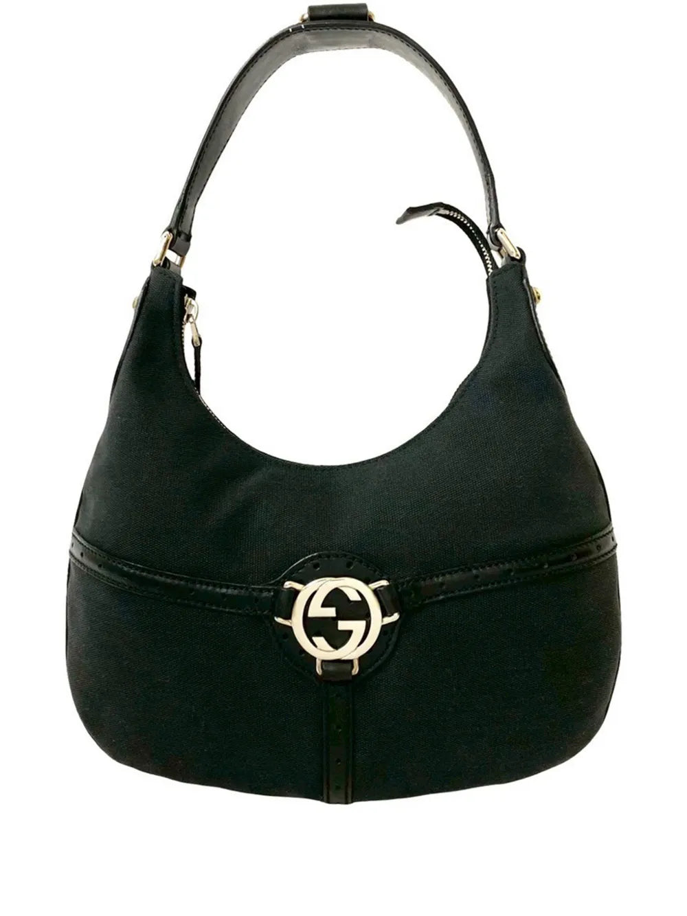 Gucci Pre Owned 2016 2025 Canvas Reins Hobo Bag