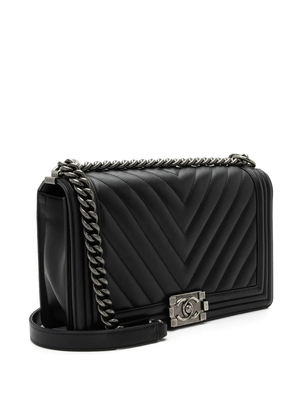 Chanel Pre Owned 2016 2017 Medium Boy Shoulder Bag
