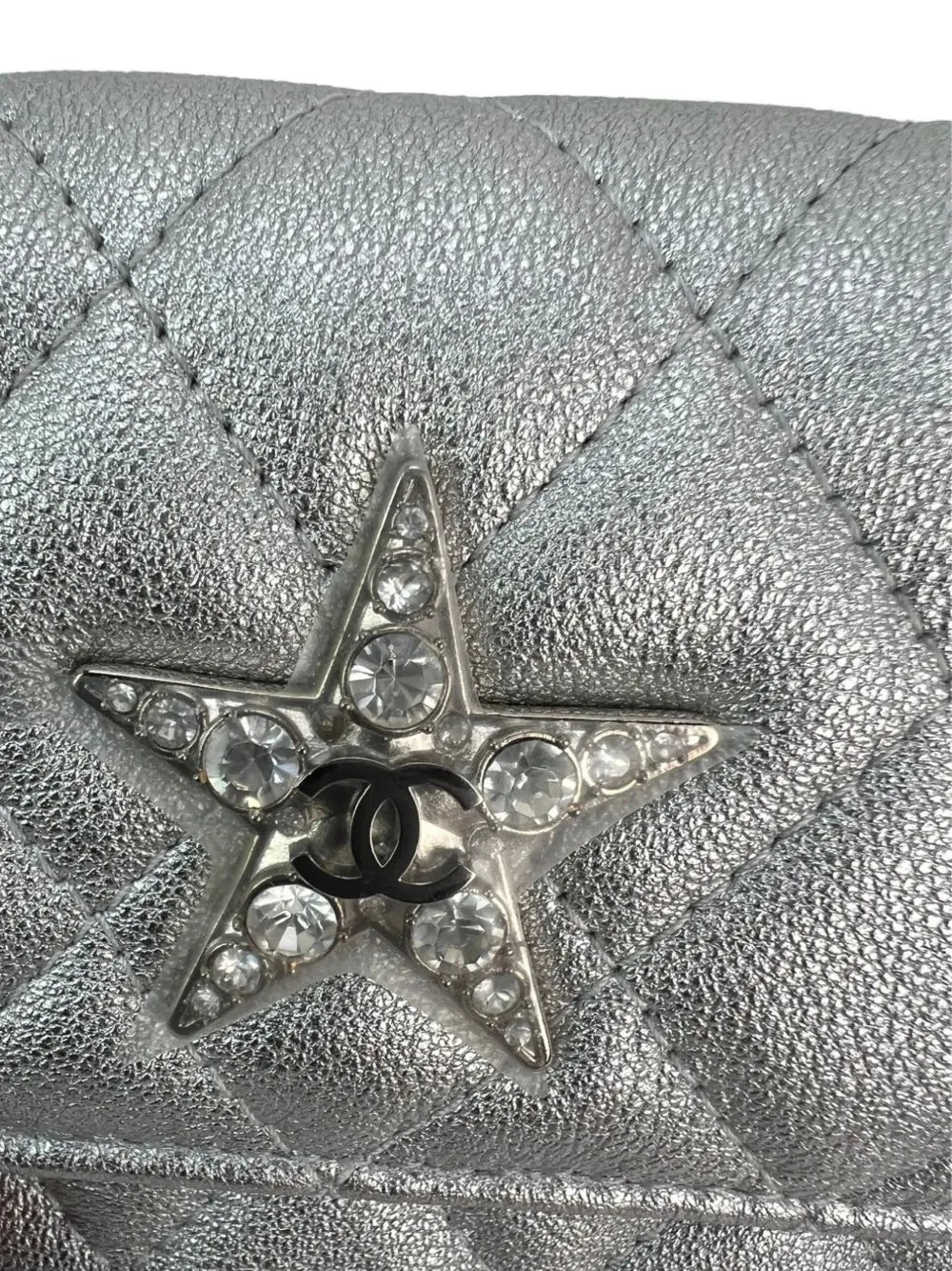Chanel Pre Owned Quilted Star Flap Shoulder Bag