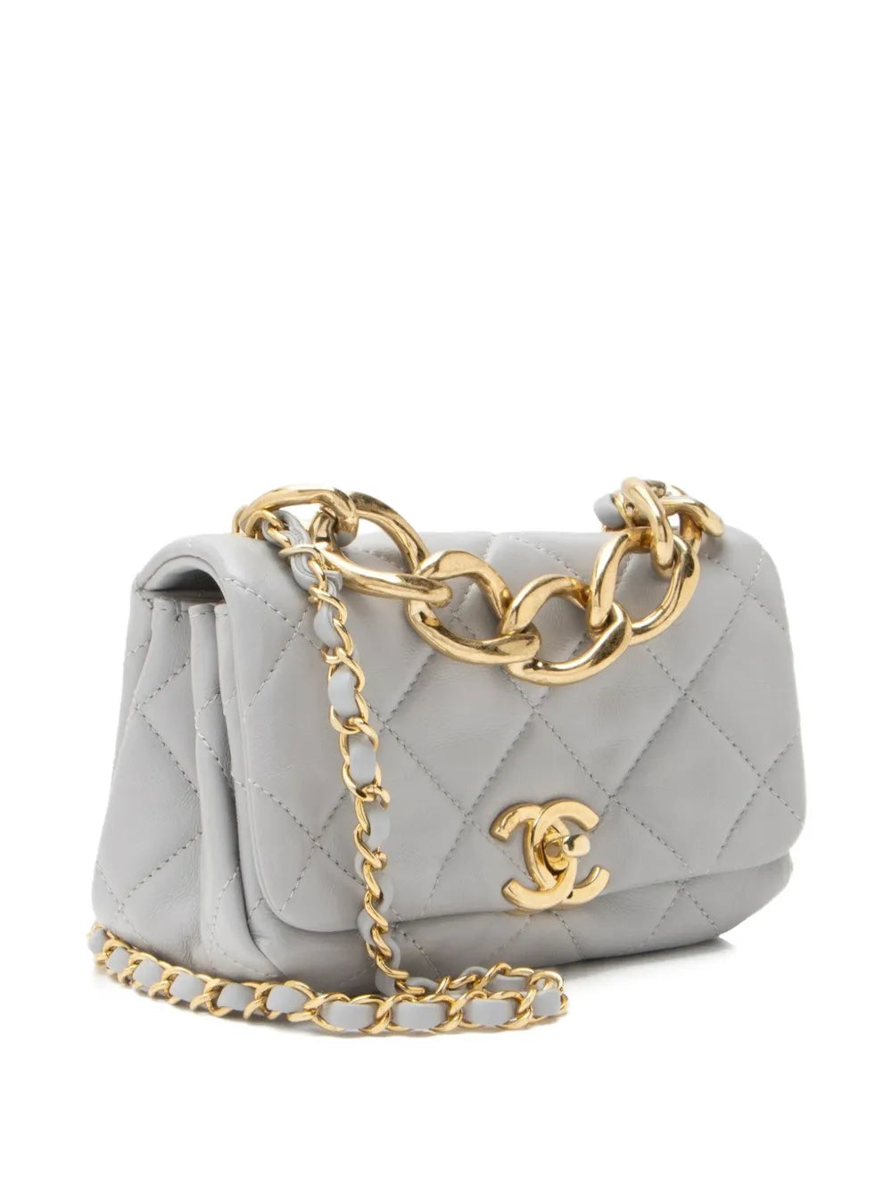 Chanel Pre Owned Small Color Match Flap Shoulder Bag