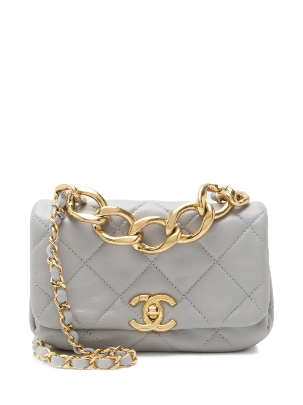 Chanel Pre Owned Small Color Match Flap Shoulder Bag