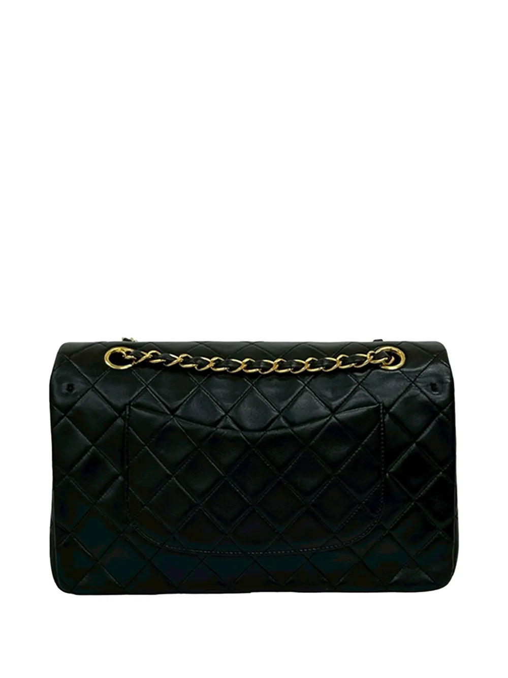Chanel Pre Owned 1991 1994 Medium Classic Lambskin Double Flap Shoulder Bag