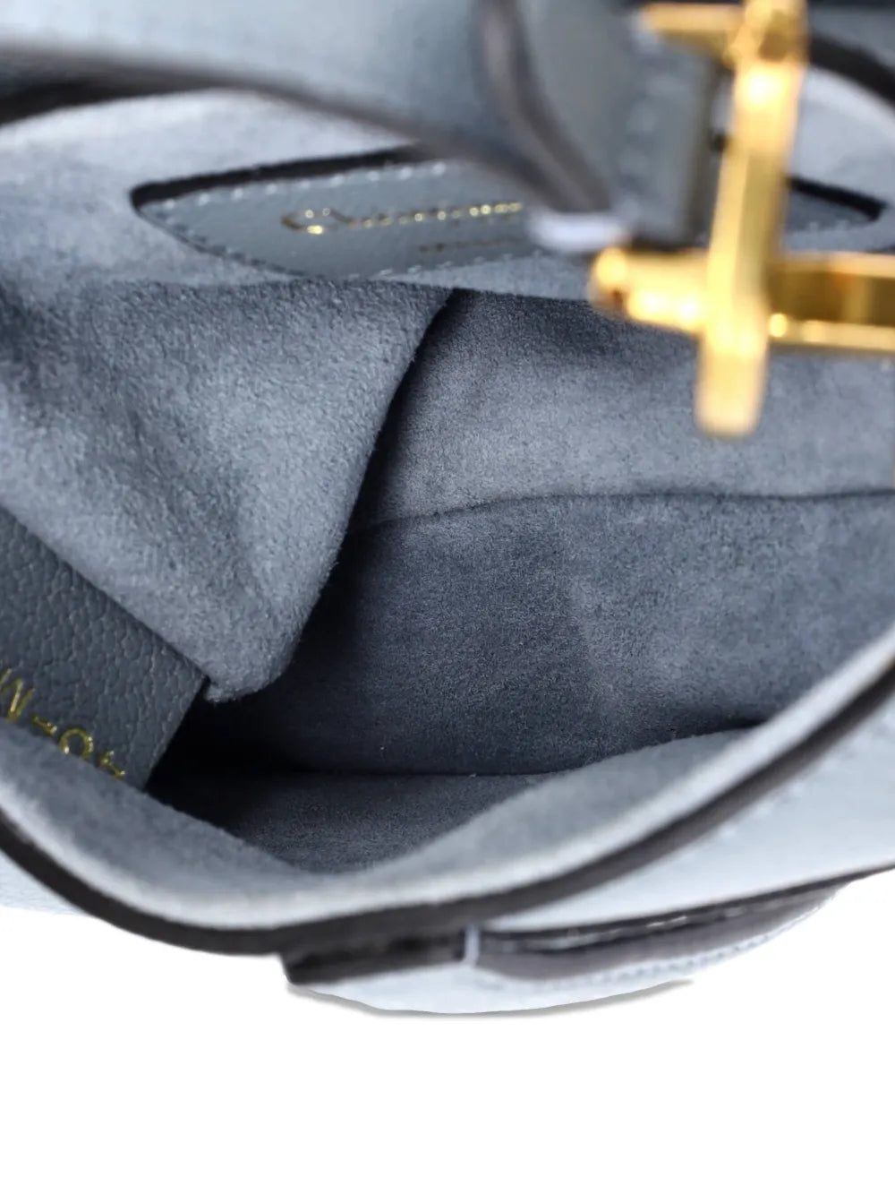 Christian Dior Pre Owned Saddle Handbag With Strap Leather Micro Shoulder Bag